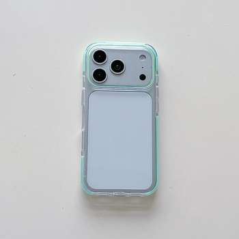 Carcasă pentru iPhone 17, ramă TPU bi-colo în culori de bomboane, protecție antișoc trei în unu