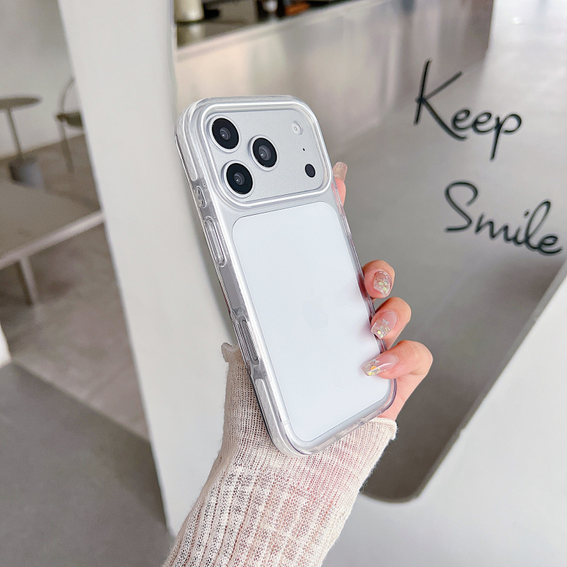 Carcasă pentru iPhone 17, ramă TPU bi-colo în culori de bomboane, protecție antișoc trei în unu