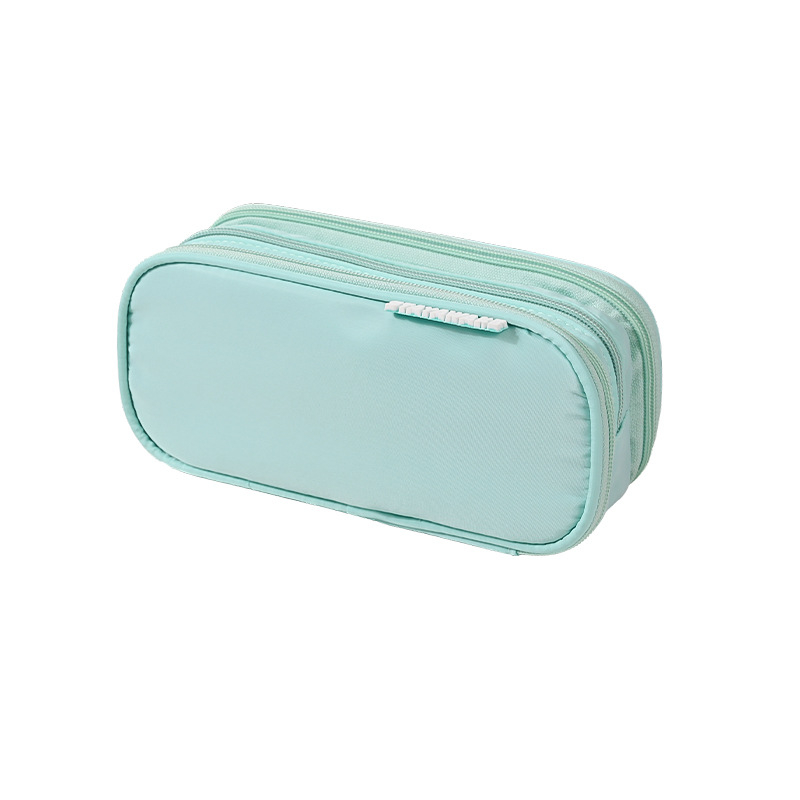 Penar din pânză, de înaltă calitate, cu mai multe compartimente, capacitate mare, culoare solidă, design minimalist pentru elevi