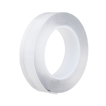 Bandă adezivă dublu-față transparentă, vâscozitate mare, fără reziduuri, adeziv nano acrilic, lățime 2 cm sau 3 cm, lungime 1–5 m