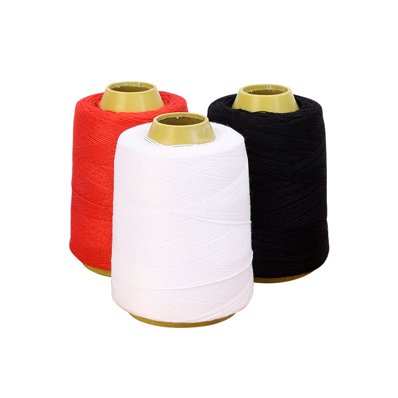 Ață de cusut din bumbac, trei fire colorate, pentru cusut manual acasă și quilturi, rulă mare