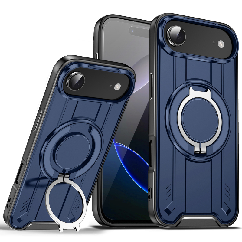 Lingsheng magnetski rotirajući stalak, zaštitna futrola za iPhone 17 Pro Max