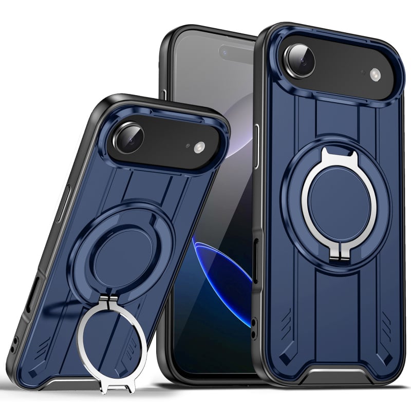 Lingsheng magnetski rotirajući stalak, zaštitna futrola za iPhone 17 Pro Max