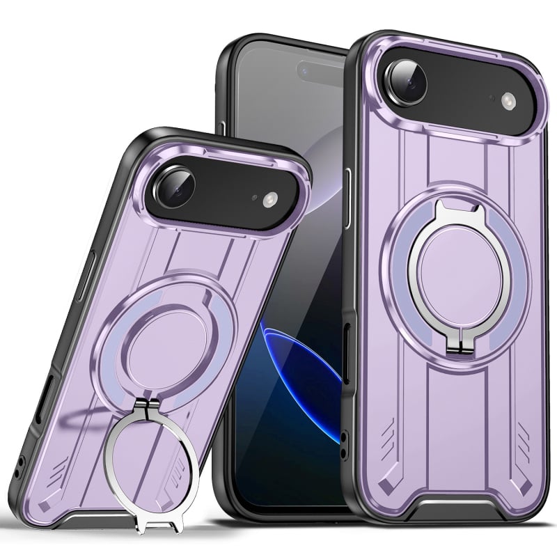 Lingsheng magnetski rotirajući stalak, zaštitna futrola za iPhone 17 Pro Max