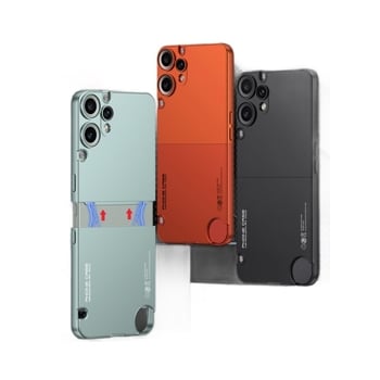 Carcasă Nothing CMF Phone 2 Pro, găuri de precizie, senzație premium, design feminin în contrast de culori