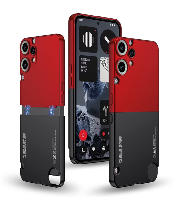 Carcasă Nothing CMF Phone 2 Pro, găuri de precizie, senzație premium, design feminin în contrast de culori