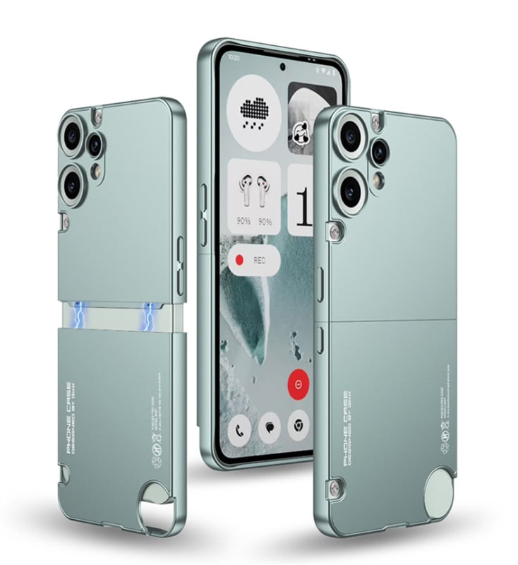 Carcasă Nothing CMF Phone 2 Pro, găuri de precizie, senzație premium, design feminin în contrast de culori