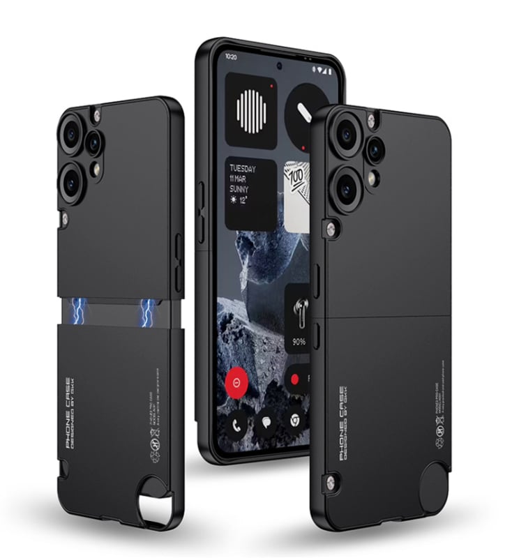Carcasă Nothing CMF Phone 2 Pro, găuri de precizie, senzație premium, design feminin în contrast de culori