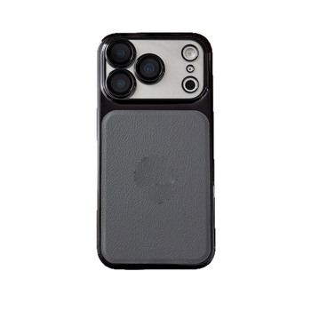 Maska za iPhone s naprednim elektroplatiniranim okvirom i kožnom teksturom, protuklizna, precizni otvori, kompatibilna s iPhone 11–17 serijom