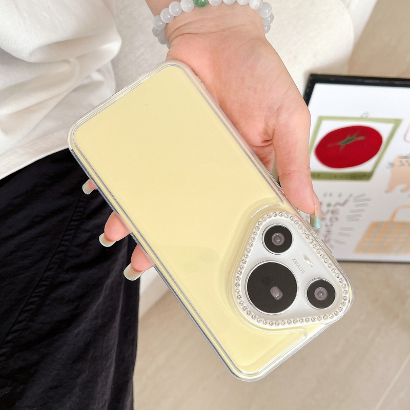 Huawei Mate70 dvodijelna tvrda futrola s dijamantnom lećom, inspirirano korejskim minimalističkim stilom, 60P