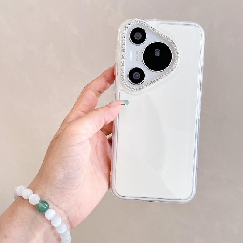 Huawei Mate70 dvodijelna tvrda futrola s dijamantnom lećom, inspirirano korejskim minimalističkim stilom, 60P