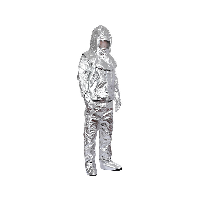 Aluminijsko izolacijsko odijelo za gašenje požara, vatrootporan i kemijski otporan, zaštita od zračenja za kotlovnice