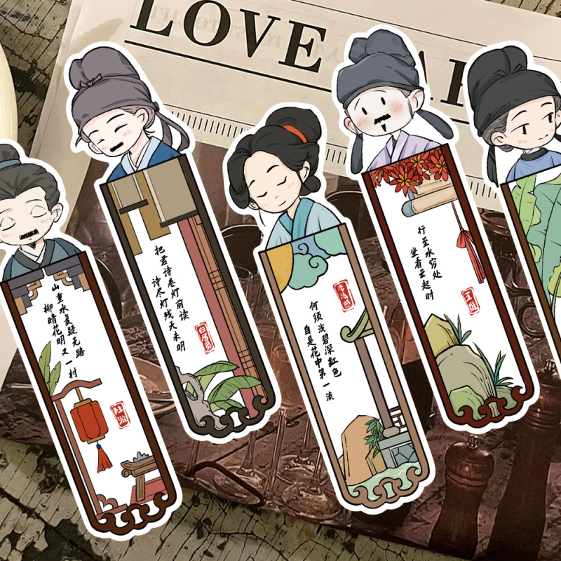 30 de semne de carte cu poezii – cadou drăguț și creativ pentru elevi, semne de carte din hârtie, proiect DIY pentru lectură