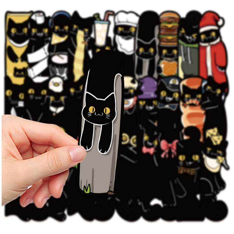 30 de semne de carte cu temă pisică — ilustrații animate creative pentru pagini, marcatoare de citire, semne de carte din hârtie DIY