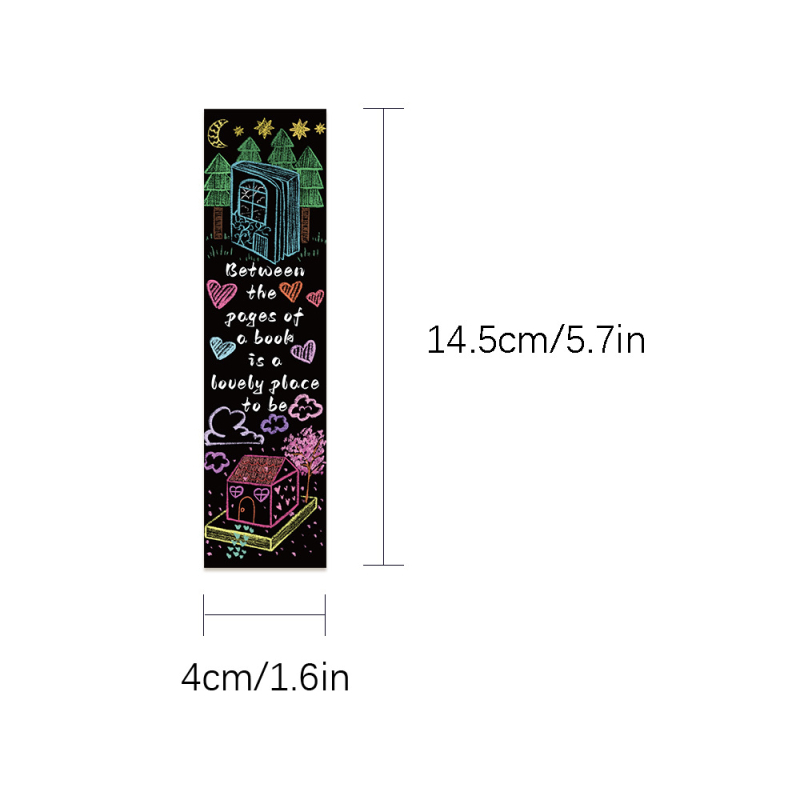 30 semne de carte decorative pentru citit — carduri DIY, rechizite școlare și cadouri pentru elevi