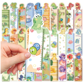 30 semne de carte cu dinozauri pentru lectură, carduri decorative pentru notare, DIY pentru elevi