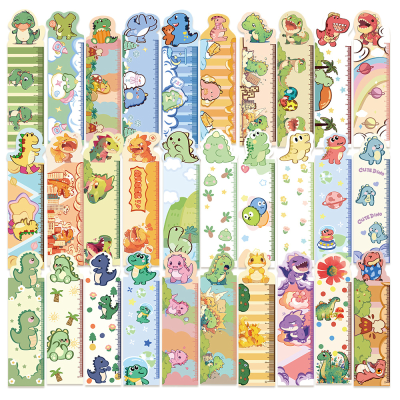 30 semne de carte cu dinozauri pentru lectură, carduri decorative pentru notare, DIY pentru elevi