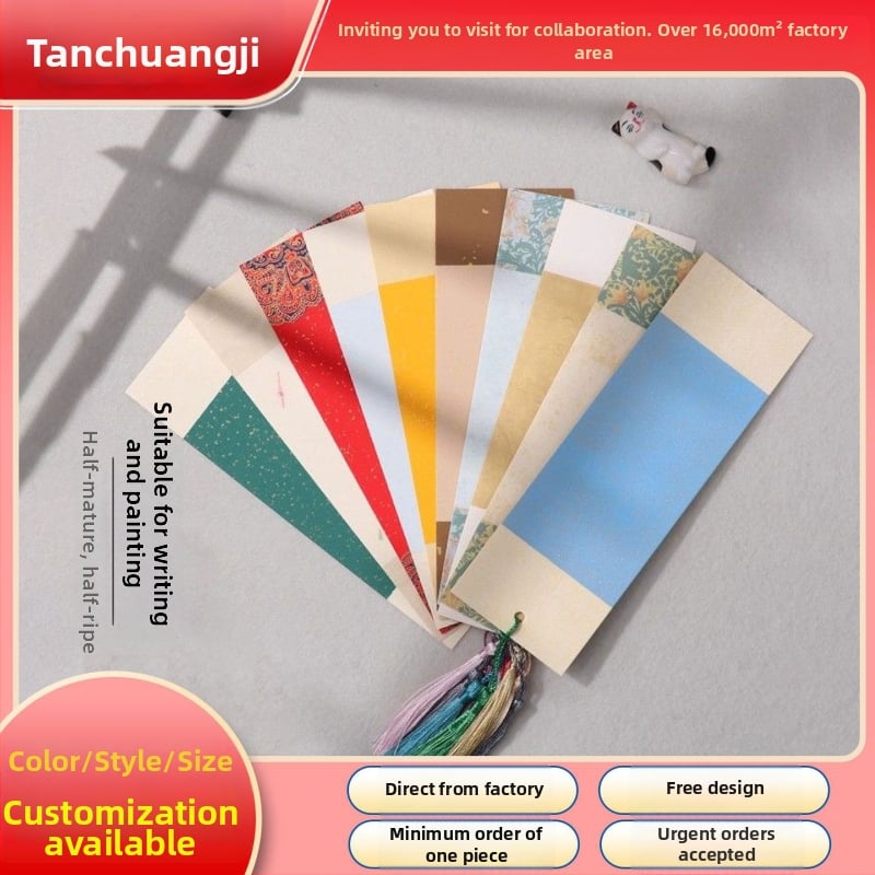 Semn de carte personalizat pentru anul calului 2026 — stil chinezesc tradițional, motiv antic, hârtie de orez albă, pentru scriere manuală, cadou de absolvire
