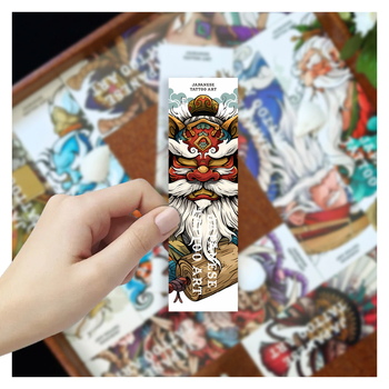 18 semne de carte în stil japonez, carduri decorative personalizate, note de lectură creative, original de înaltă calitate