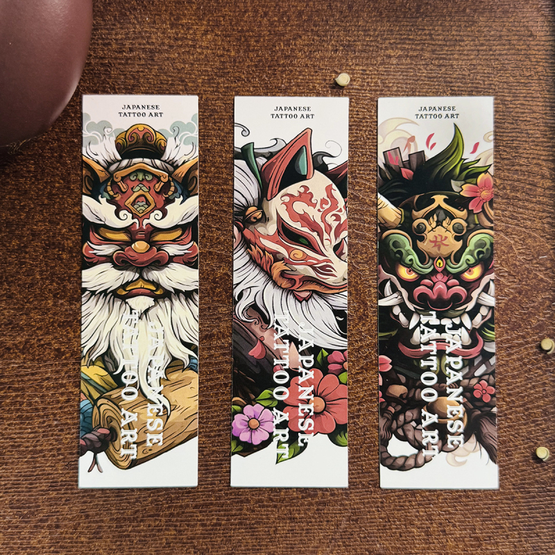 18 semne de carte în stil japonez, carduri decorative personalizate, note de lectură creative, original de înaltă calitate