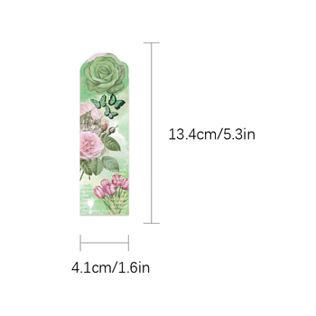 30 semne de carte cu fluturi fantastici – carduri decorative pentru lectură, DIY, rechizite școlare
