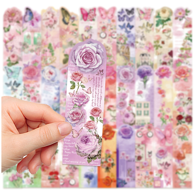 30 semne de carte cu fluturi fantastici – carduri decorative pentru lectură, DIY, rechizite școlare