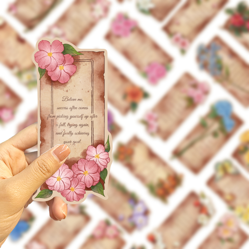 30 de semne de carte din seria retro cu text, decor creativ pentru carduri poștale, carduri din hârtie pentru lectură