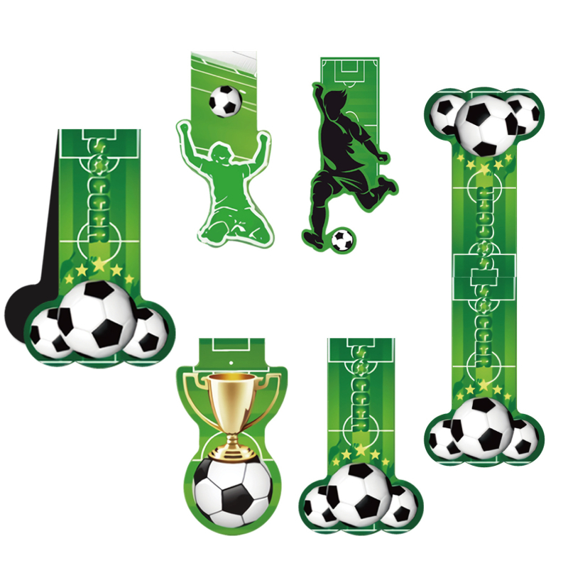 Semn magnetic de pagină – seria Fotbal, clip pentru pagini pentru jurnal
