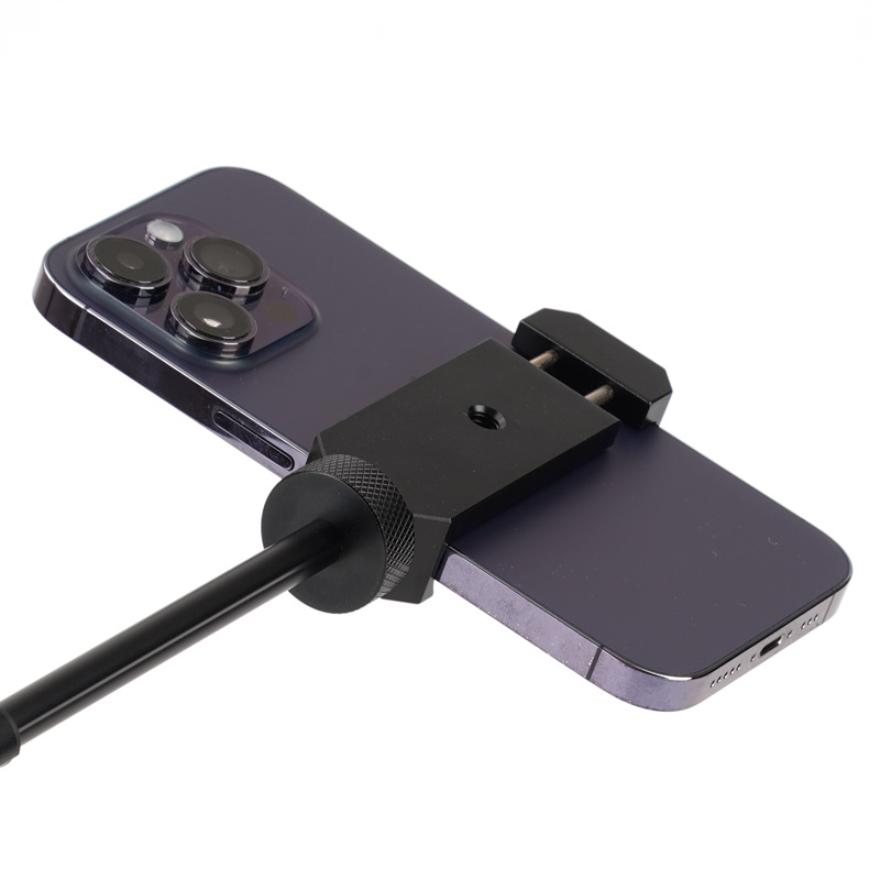 Metalni držač za telefon, selfie štap i vlog tripod s gimbalom, aluminijska legura, horizontalno i vertikalno snimanje, nosač za hot shoe