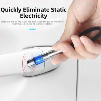 Téli autóhoz való elektrosztatikus eltávolító rúd, érintésre aktiválódó statikus eliminátor