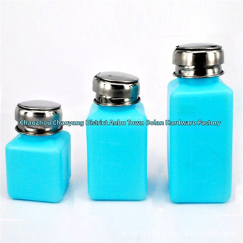 Bolan бутилка за алкохол с помпа от медна сърцевина, пластмасово тяло, 100 ml / 200 ml / 250 ml, антистатичен инструмент