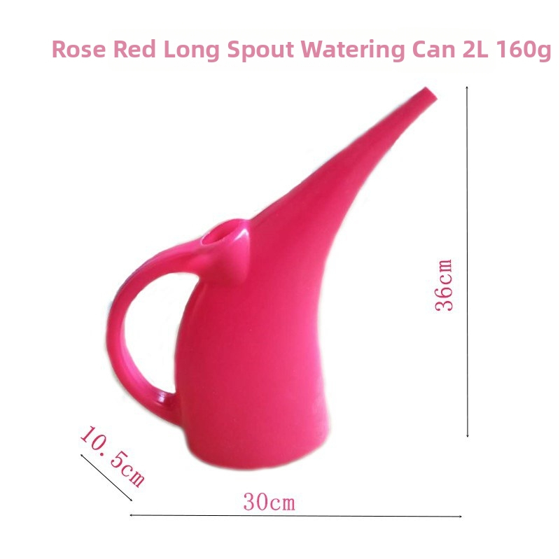 Stropitoare din plastic, culoare multicolor, gură lungă, deschidere largă, 2 L