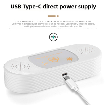 Purificator de aer compact cu USB, montaj pe perete, fără consumabile, eliminare mirosuri și aer oxigenat proaspăt
