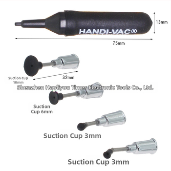 Hanwuyou σετ στυλό κενού – ESD ασφαλές Handi-Vac, συμπαγές μέγεθος, ισχυρή απορρόφηση