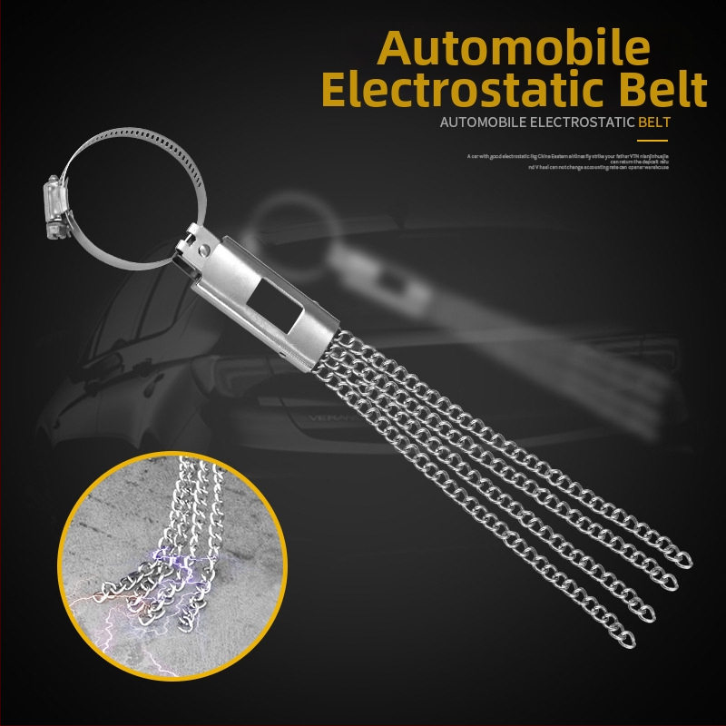 Metalni antistatni pojas za automobil s tri ili četiri lančana članka, elektrostatni pojas