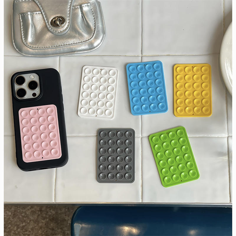 Carcasă TPU pentru iPhone cu oglindă inimă și ventuză, design color-block, protecție anti-cadere, pentru seria iPhone 13/14