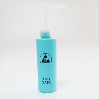 Kék HDPE anti-sztatikus oldószeres palack, 250 ml