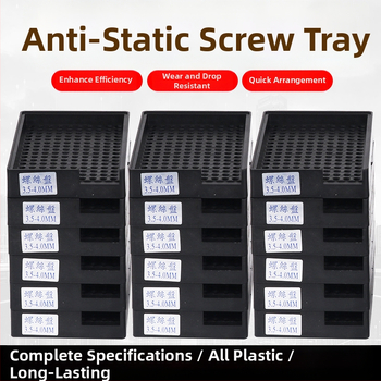 Disc organizator din plastic antistat pentru șuruburi, 1.0–4.0 mm