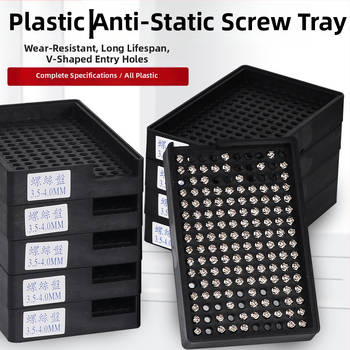 Disc organizator din plastic antistat pentru șuruburi, 1.0–4.0 mm