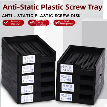 Disc organizator din plastic antistat pentru șuruburi, 1.0–4.0 mm