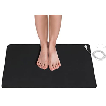 Covoraș de împământare pentru mouse și covoraș de yoga, suprafață conductivă din piele și cauciuc, 2,5 mm