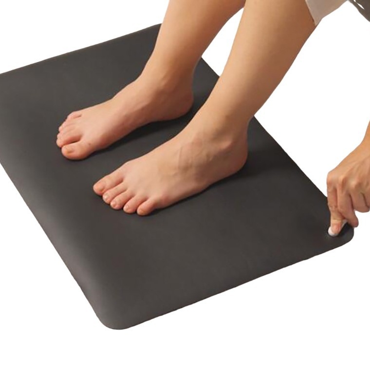 Covoraș de împământare pentru mouse și covoraș de yoga, suprafață conductivă din piele și cauciuc, 2,5 mm