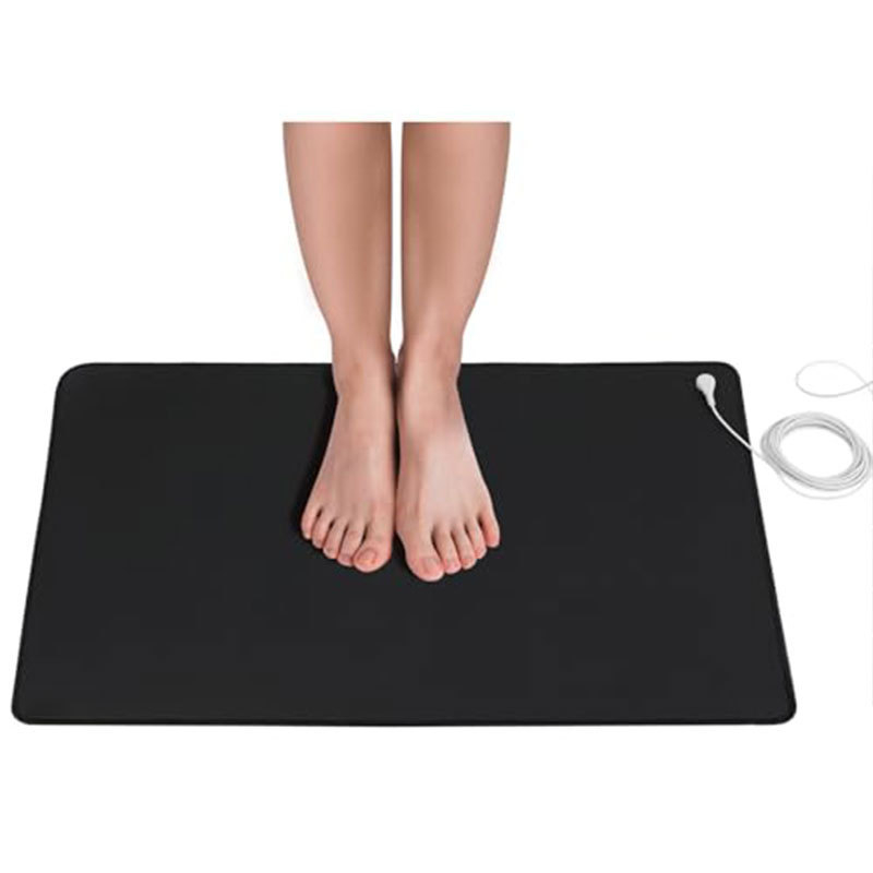 Covoraș de împământare pentru mouse și covoraș de yoga, suprafață conductivă din piele și cauciuc, 2,5 mm