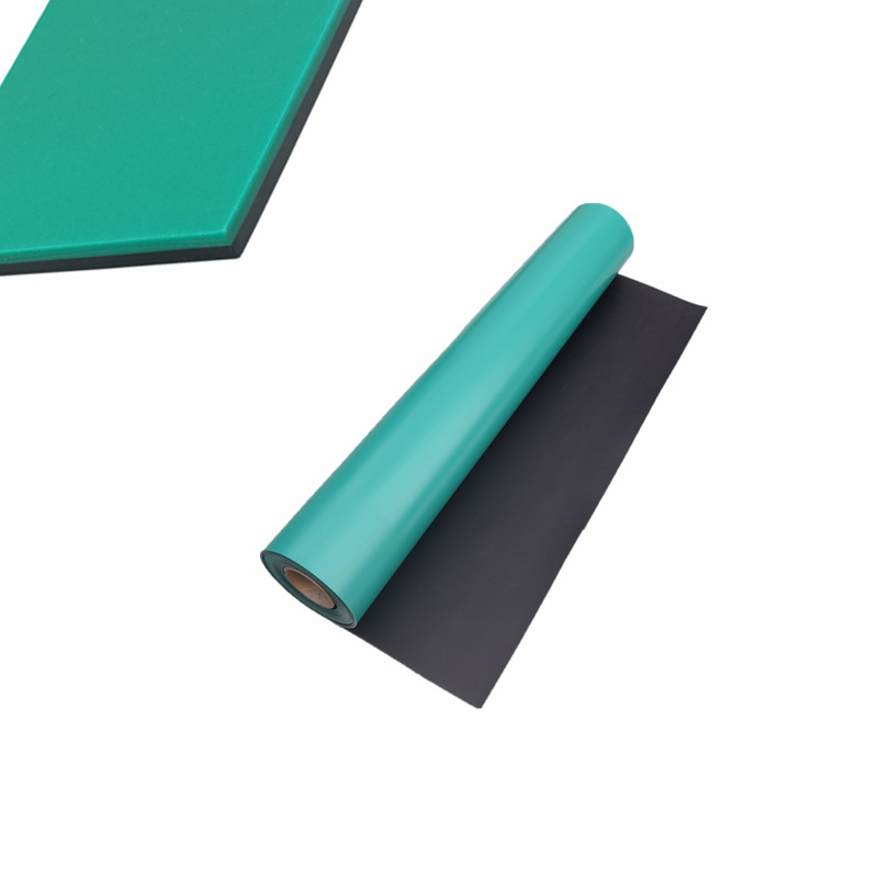 Covoraș anti-static pentru lucru în electronică, PVC ecologic, verde