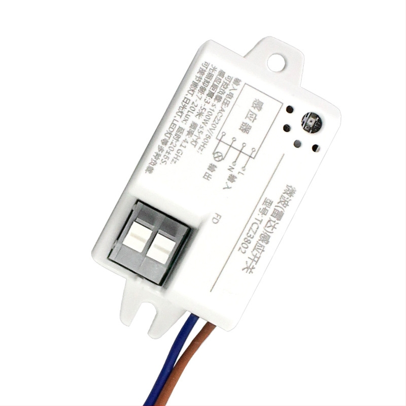 Mikrovlnný pohybový senzor 220V 100W s radarom a svetelným senzorom pre inteligentné domáce osvetlenie