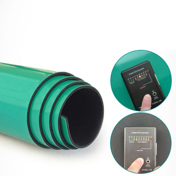 Covor anti-static pentru masă de lucru, ecologic, fără miros, rezistent la temperaturi înalte și uzură, suprafață mată pentru laborator și spațiu de lucru, PVC