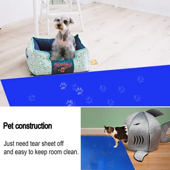 Covoraș lipicios antibacterian pentru eliminarea prafului de pe talpă, pentru încăperi curate și săli de operații, model 1836