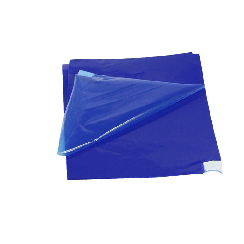 Covoraș PE anti-static, albastru, personalizabil, pentru podele lipsite de praf; covoraș de curățare de unică folosință pentru atelier casnic