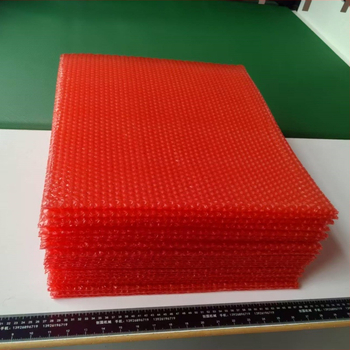 Červené antistatické bublinkové vrecko 10×20 cm na balenie