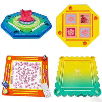 Masă plutitoare pentru mahjong pentru piscină, masă de joc 2 în 1 mahjong și poker pentru plajă și băi termale